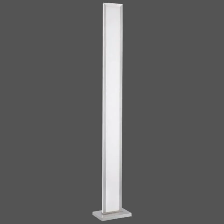 Lampadaire Paul Neuhaus Q-ROSA LED Acier inoxydable, 1 lumière, Télécommandes