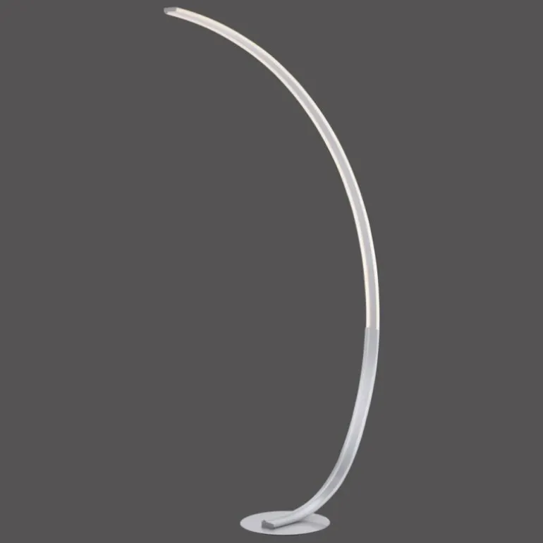 Lampadaire Paul Neuhaus Q-VITO LED Acier inoxydable, 1 lumière, Télécommandes