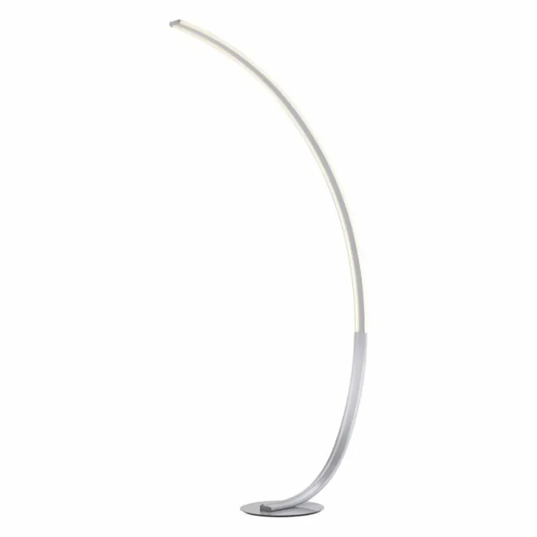 Lampadaire Paul Neuhaus Q-VITO LED Acier inoxydable, 1 lumière, Télécommandes