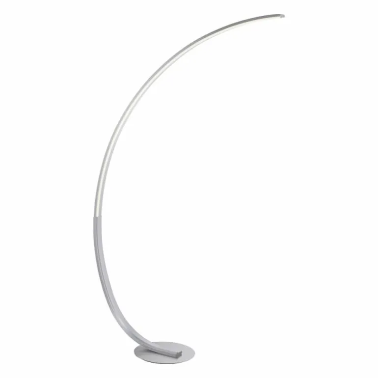 Lampadaire Paul Neuhaus Q-VITO LED Acier inoxydable, 1 lumière, Télécommandes