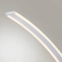 Lampadaire Paul Neuhaus Q-VITO LED Acier inoxydable, 1 lumière, Télécommandes