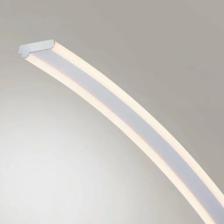 Lampadaire Paul Neuhaus Q-VITO LED Acier inoxydable, 1 lumière, Télécommandes