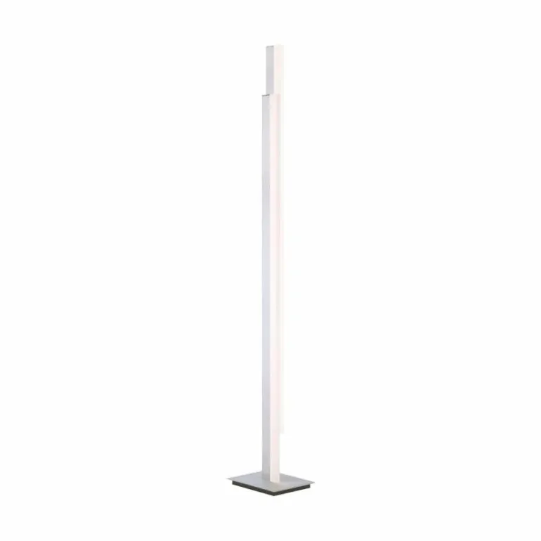 Lampadaire Paul Neuhaus Q-TOWER LED Aluminium, 2 lumières, Télécommandes