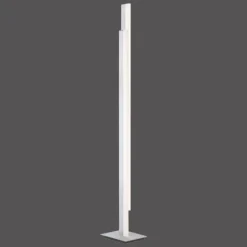 Lampadaire Paul Neuhaus Q-TOWER LED Aluminium, 2 lumières, Télécommandes
