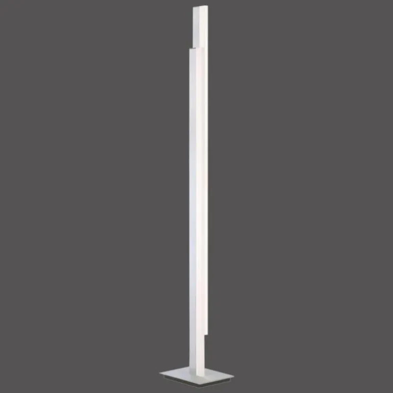 Lampadaire Paul Neuhaus Q-TOWER LED Aluminium, 2 lumières, Télécommandes