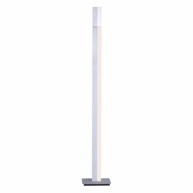 Lampadaire Paul Neuhaus Q-TOWER LED Aluminium, 2 lumières, Télécommandes