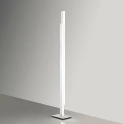 Lampadaire Paul Neuhaus Q-TOWER LED Aluminium, 2 lumières, Télécommandes