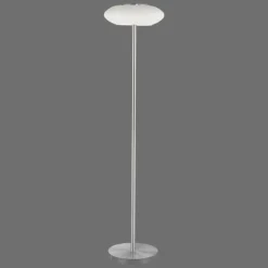 Lampadaire Paul Neuhaus Q-ETIENNE LED Acier brossé, 1 lumière, Télécommandes