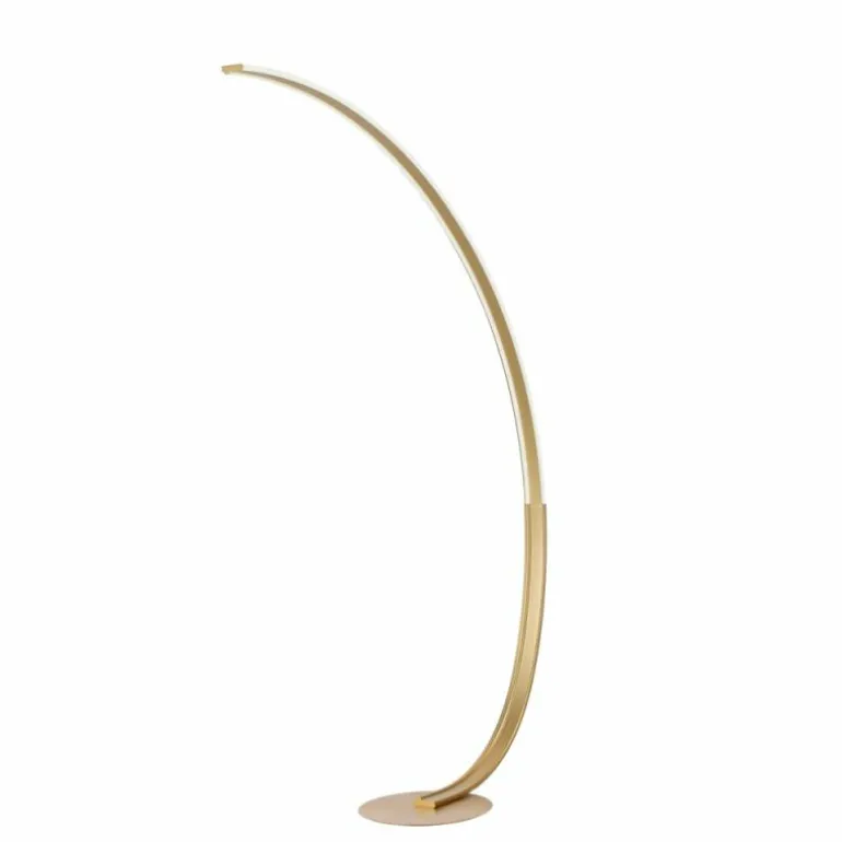 Lampadaire Paul Neuhaus Q-VITO LED Laiton, 1 lumière, Télécommandes