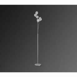 Lampadaire Paul Neuhaus WOMBLE Acier inoxydable, 6 lumières