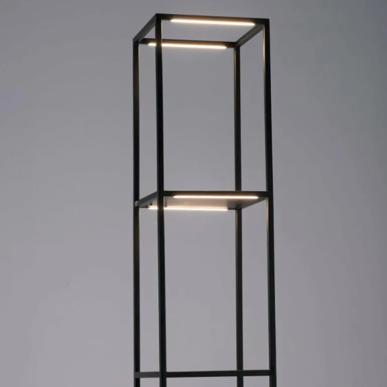 Lampadaire Paul-Neuhaus CONTURA LED Noir, 4 lumières