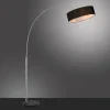 Lampadaire Paul-Neuhaus PETRO Acier brossé, 3 lumières