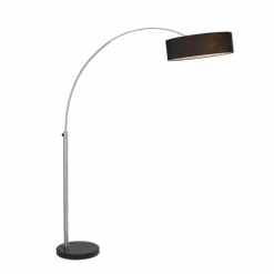 Lampadaire Paul-Neuhaus PETRO Acier brossé, 3 lumières