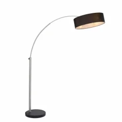 Lampadaire Paul-Neuhaus PETRO Acier brossé, 3 lumières