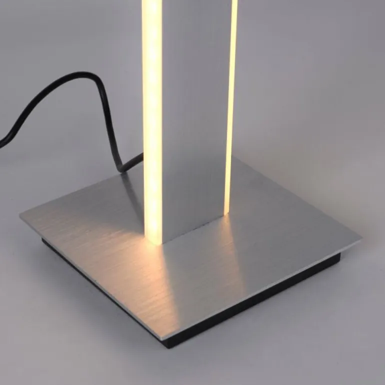 Lampadaire Paul-Neuhaus Q-ADRIANA LED Aluminium, 2 lumières, Télécommandes