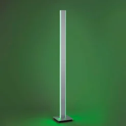 Lampadaire Paul-Neuhaus Q-ADRIANA LED Aluminium, 2 lumières, Télécommandes