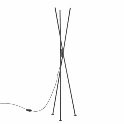 Lampadaire Paul-Neuhaus Q-PETER LED Anthracite, 3 lumières, Télécommandes