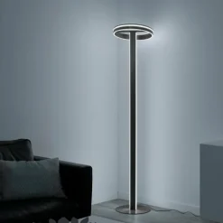 Lampadaire Paul-Neuhaus Q-VITO LED Anthracite, 3 lumières, Télécommandes