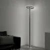 Lampadaire Paul-Neuhaus Q-VITO LED Acier brossé, 3 lumières, Télécommandes