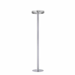 Lampadaire Paul-Neuhaus Q-VITO LED Acier brossé, 3 lumières, Télécommandes