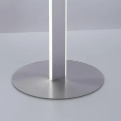 Lampadaire Paul-Neuhaus Q-VITO LED Acier brossé, 3 lumières, Télécommandes