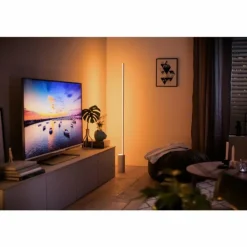 Lampadaire Philips Hue Signe LED Blanc, 1 lumière, Changeur de couleurs