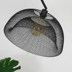 Lampadaire Pralo Noir, 1 lumière