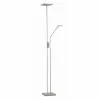 Lampadaire Reality LUKE LED Nickel mat, 2 lumières