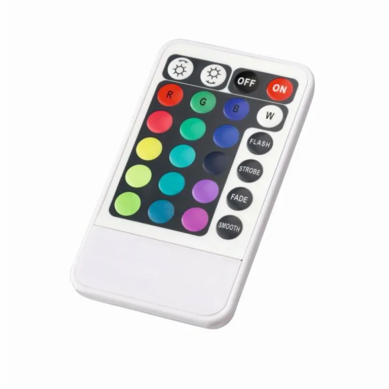 Lampadaire Reality TICO LED Blanc, 1 lumière, Télécommandes, Changeur de couleurs