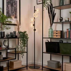 Lampadaire Remaisnil Argenté, 5 lumières