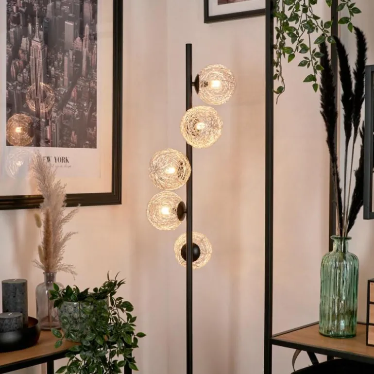 Lampadaire Remaisnil Argenté, 5 lumières