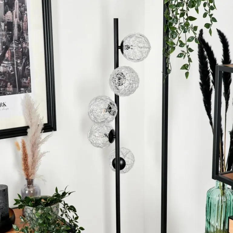 Lampadaire Remaisnil Argenté, 5 lumières