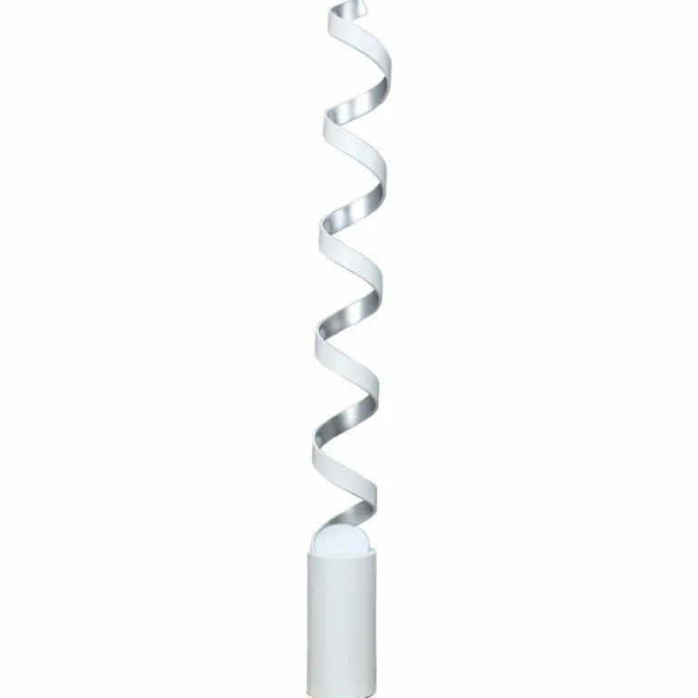 Lampadaire Rezat LED Argenté, Blanc, 1 lumière