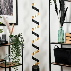 Lampadaire Rezat LED Noir doré, 1 lumière