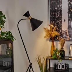 Lampadaire Rinkila Noir, 1 lumière