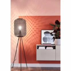 Lampadaire SCHÖNER WOHNEN-Kollektion CALLA Noir, 1 lumière