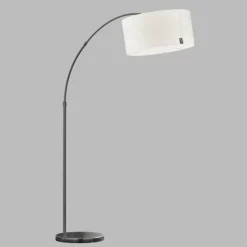 Lampadaire SCHÖNER WOHNEN-Kollektion Bowe Noir, 3 lumières