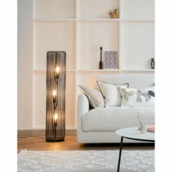 Lampadaire SCHÖNER WOHNEN-Kollektion Cage Noir, 3 lumières