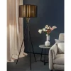 Lampadaire SCHÖNER WOHNEN-Kollektion Crease Noir, 3 lumières