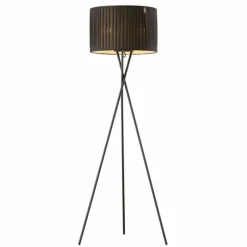 Lampadaire SCHÖNER WOHNEN-Kollektion Crease Noir, 3 lumières
