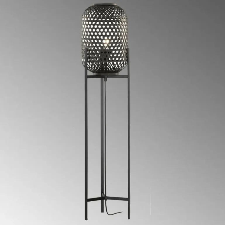 Lampadaire SCHÖNER-WOHNEN-Kollektion Calla Noir, 1 lumière