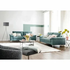 Lampadaire SCHÖNER-WOHNEN-Kollektion Pina Nickel mat, 3 lumières