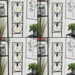 Lampadaire Srelau Noir, 3 lumières