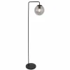 Lampadaire Steinhauer Bollique Noir, 1 lumière