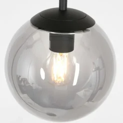 Lampadaire Steinhauer Bollique Noir, 1 lumière