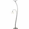 Lampadaire Steinhauer CAPRI Acier inoxydable, 2 lumières