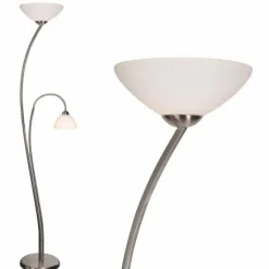 Lampadaire Steinhauer CAPRI Acier inoxydable, 2 lumières
