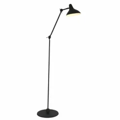 Lampadaire Steinhauer Kasket Noir, Blanc, 1 lumière