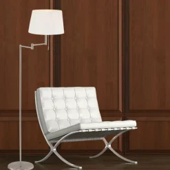 Lampadaire Steinhauer MEXLITE Acier inoxydable, 1 lumière