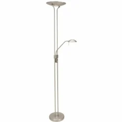 Lampadaire Steinhauer Mexlite LED Acier inoxydable, 1 lumière